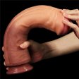 (image for) 12'' Dual layered Platinum Silicone Cock
