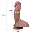 (image for) 7.5'' Dual layered Platinum Silicone Cock