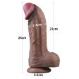 (image for) 11'' Dual Layered Silicone Cock XXL