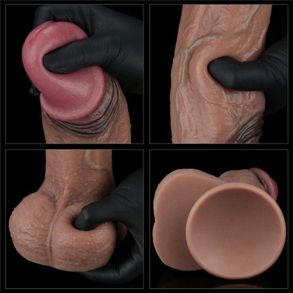 (image for) 11'' Dual Layered Silicone Cock XXL