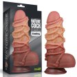 (image for) 9.5'' Dual layered Platinum Silicone Cock with Rope