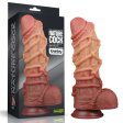 (image for) 10.5'' Dual layered Platinum Silicone Cock with Rope
