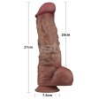(image for) 10.5'' Dual Layered Silicone Cock