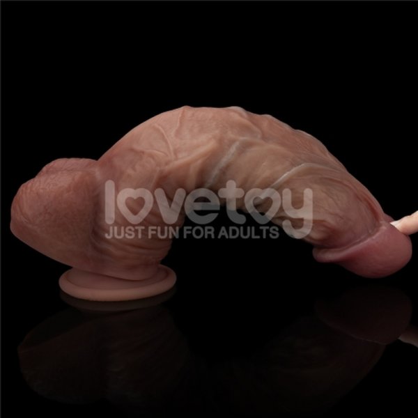 (image for) 10.5'' Dual Layered Silicone Cock