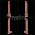 (image for) 14.5'' Dual Layered Bendable Silicone Cock