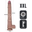 (image for) 16'' Dual Layered Bendable Silicone Cock