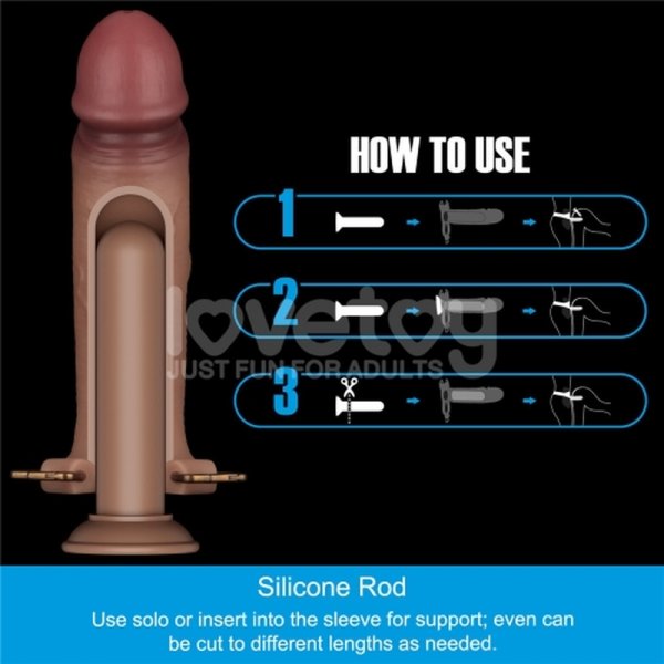 (image for) Ingen 9'' Penis Enhancer Strap On