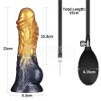 (image for) 8" Inflatable Platinum Silicone Dildo