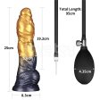 (image for) 10" Inflatable Platinum Silicone Dildo