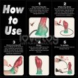 (image for) 8" Inflatable Platinum Silicone Dildo