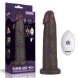 (image for) 9" Vibrating Sliding Skin Pro II Silicone Dong