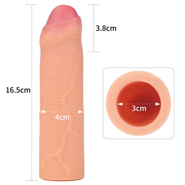 (image for) Add 1.5" Revolutionary Silicone Nature Extender Uncircumcised