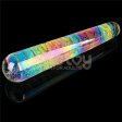 (image for) Glow-in-the-dark Twilight Gleam Glass Dildo-Slim Fantasy