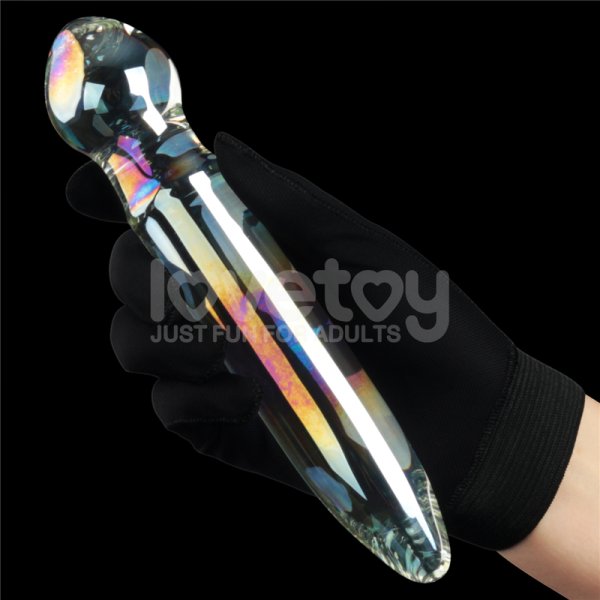 (image for) Twilight Gleam Glass Dildo- Prism Glass