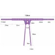 (image for) Easy Strap on Harness (Polka dots) Purple