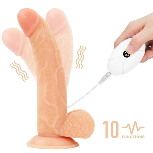 (image for) Vibrating Easy Strapon Set 8.5''