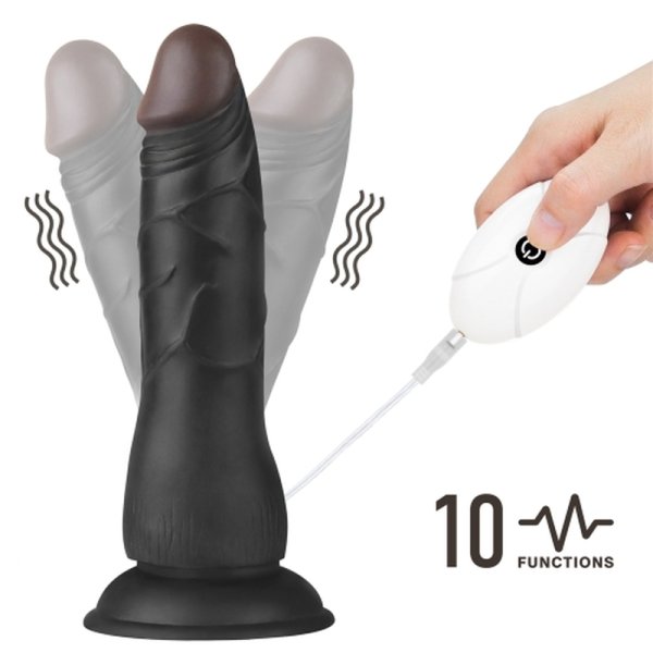 (image for) Vibrating Easy Strapon Set 7.5'' Black
