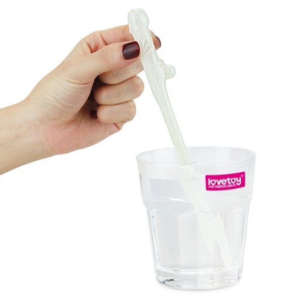 (image for) Glow in the Dark Dildo Straws