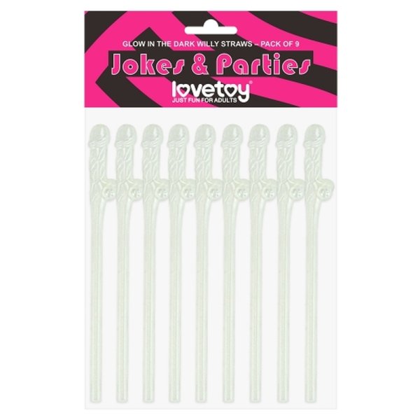 (image for) Glow in the Dark Dildo Straws