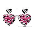(image for) Body Leopard Print Heart Earrings