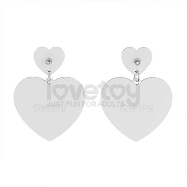 (image for) Body Leopard Print Heart Earrings