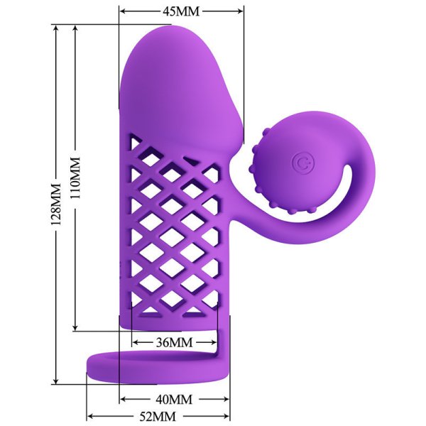 (image for) Vibrating Clitoral Penis Sleeve