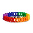 (image for) D705 LGBT Rainbow Silicone Bracelet