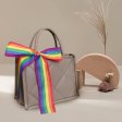 (image for) D708 LGBT Rainbow Ribbon 90*5cm-10pcs