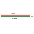 (image for) D708 LGBT Rainbow Ribbon 90*5cm-10pcs