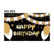 (image for) D801 Black&Golden Birthday Banner