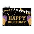 (image for) D801 Black&Golden Birthday Banner