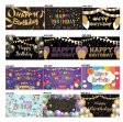 (image for) D801 Black&Golden Birthday Banner