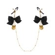 Ring Bell Bow Nipple Chain Clamp