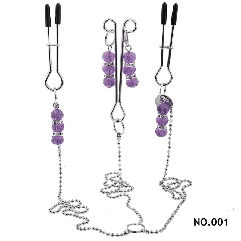 (image for) Beaded U Shape Nipple Clit Clip