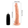 (image for) 9" Vibrating Realistic Dildo