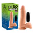 (image for) 6.9" Vibrating Realistic Dildo