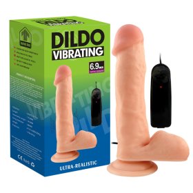 6.9" Vibrating Realistic Dildo