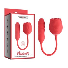 Pleasure Luxury Double-Ended Rose Vibrator