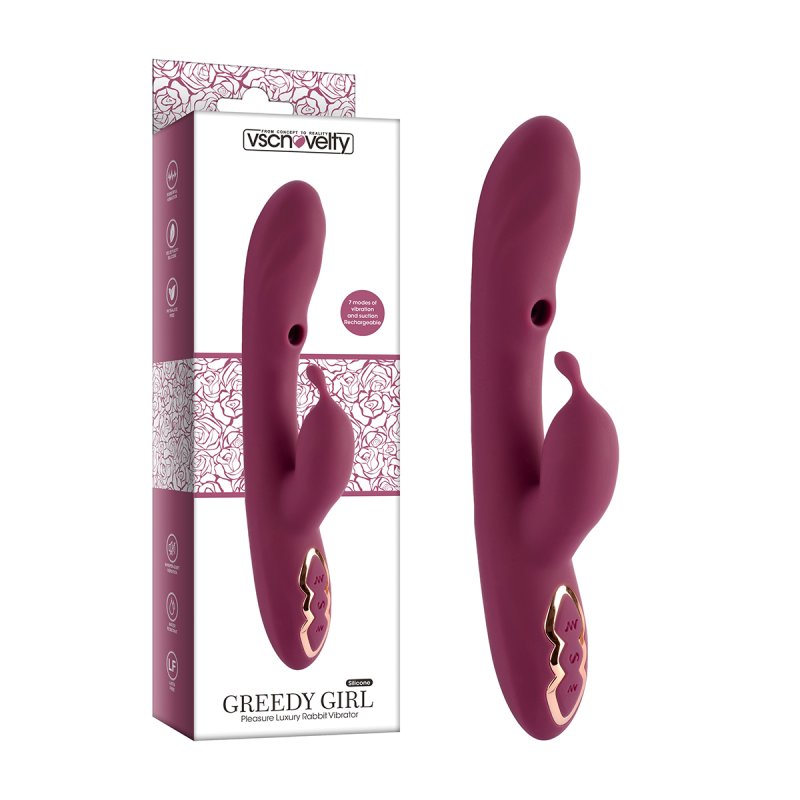 (image for) Pleasure Luxury Rabbit Vibrator- Greedy Girl