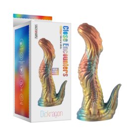 Close Encounters Glitter Silicone dildo -Dickragon