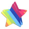 (image for) Pride Heart & Flower & Cross & Star -4 Pair
