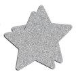 (image for) Glitter Stars-Assorted( Silver,Gold,Red Black) -4 Pair
