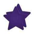 (image for) Stars I-Assorted ( Vanilla,Puprle,Seafoam, Black) -4 Pair
