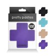 (image for) Cross I-Assorted ( Vanilla,Puprle,Seafoam, Black) -4 Pair