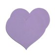 (image for) Heart II-Assorted ( Fuschia,Pink,Thistle, Blue) -4 Pair