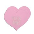 (image for) Hearts-Fuck Me-Assorted ( Vanilla,Purple,Black, Pink) -4 Pair