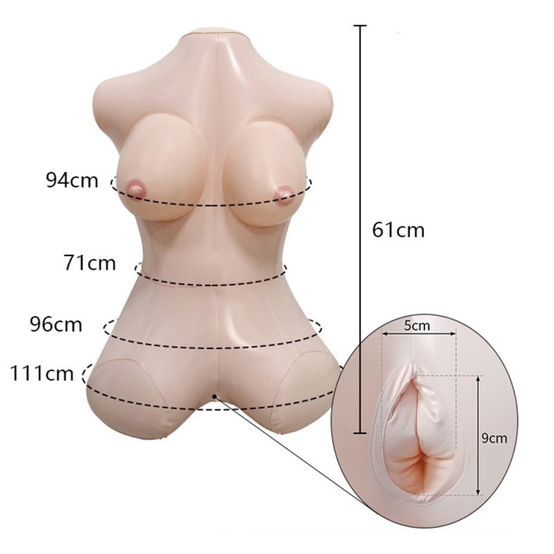 (image for) Inflatable PVC Torso Doll