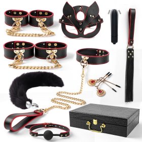 Real Leather Bondage Kits With Case