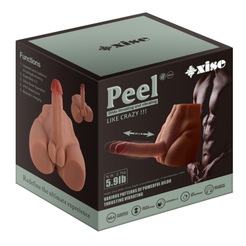 (image for) Peel - Thrusting Dildo Half Body Sex Doll Man