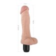 (image for) 8.5” Extreme Soft Realistic Dildo Vibrator-Bendable&Posable